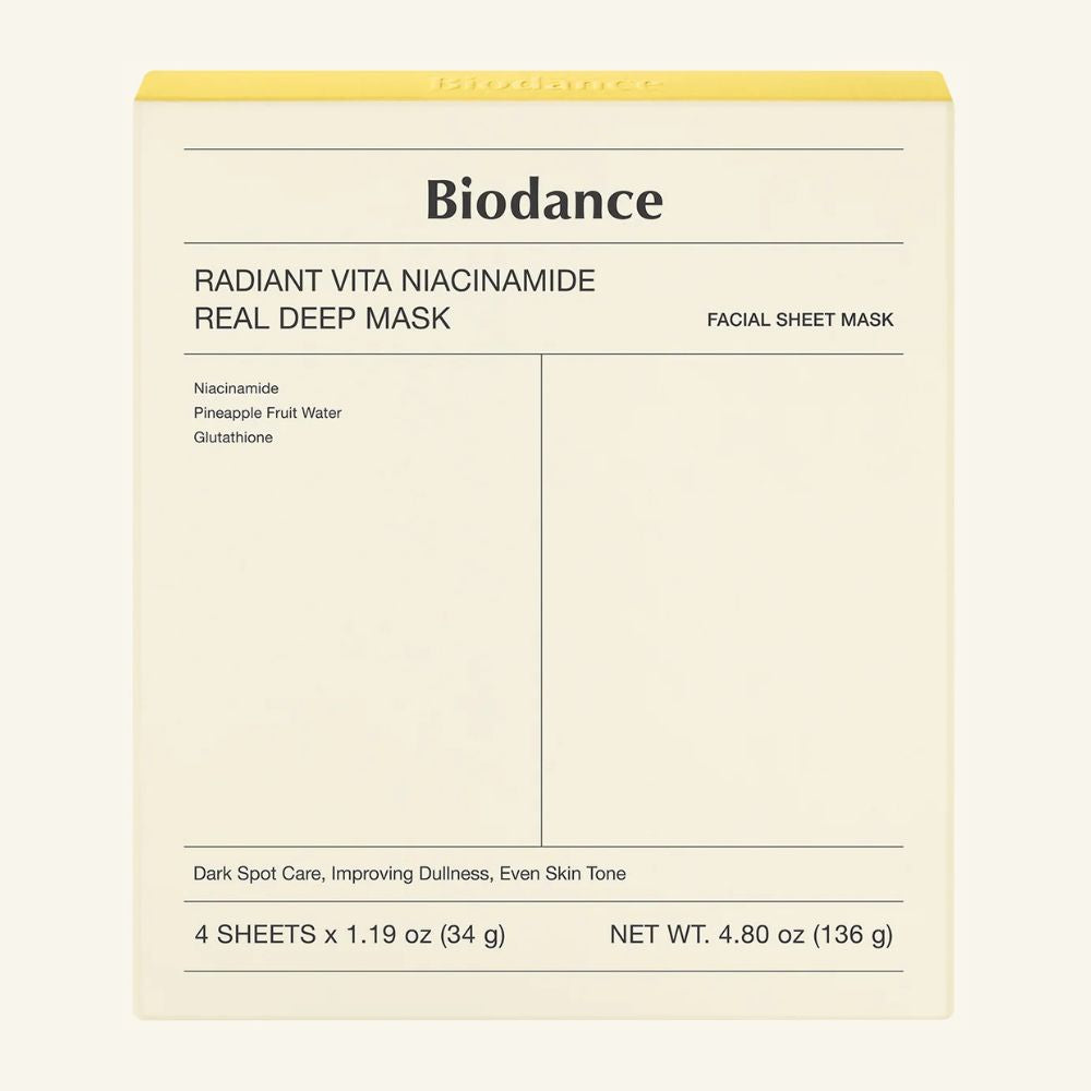BIODANCE RADIANT VITA NIACINAMIDE REAL DEEP MASK