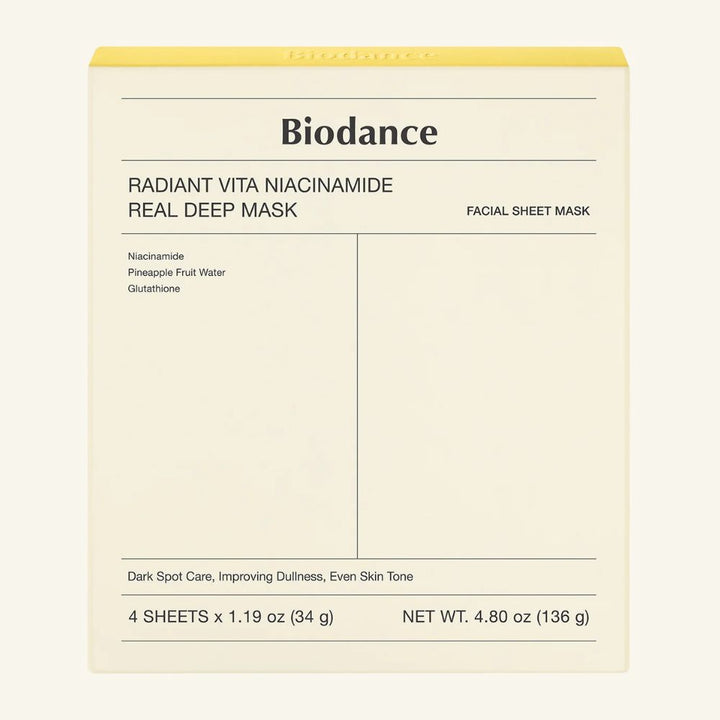 BIODANCE RADIANT VITA NIACINAMIDE REAL DEEP MASK