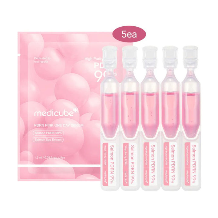 MEDICUBE- PDRN PINK ONE DAY SERUM (1.5ML X 10EA)