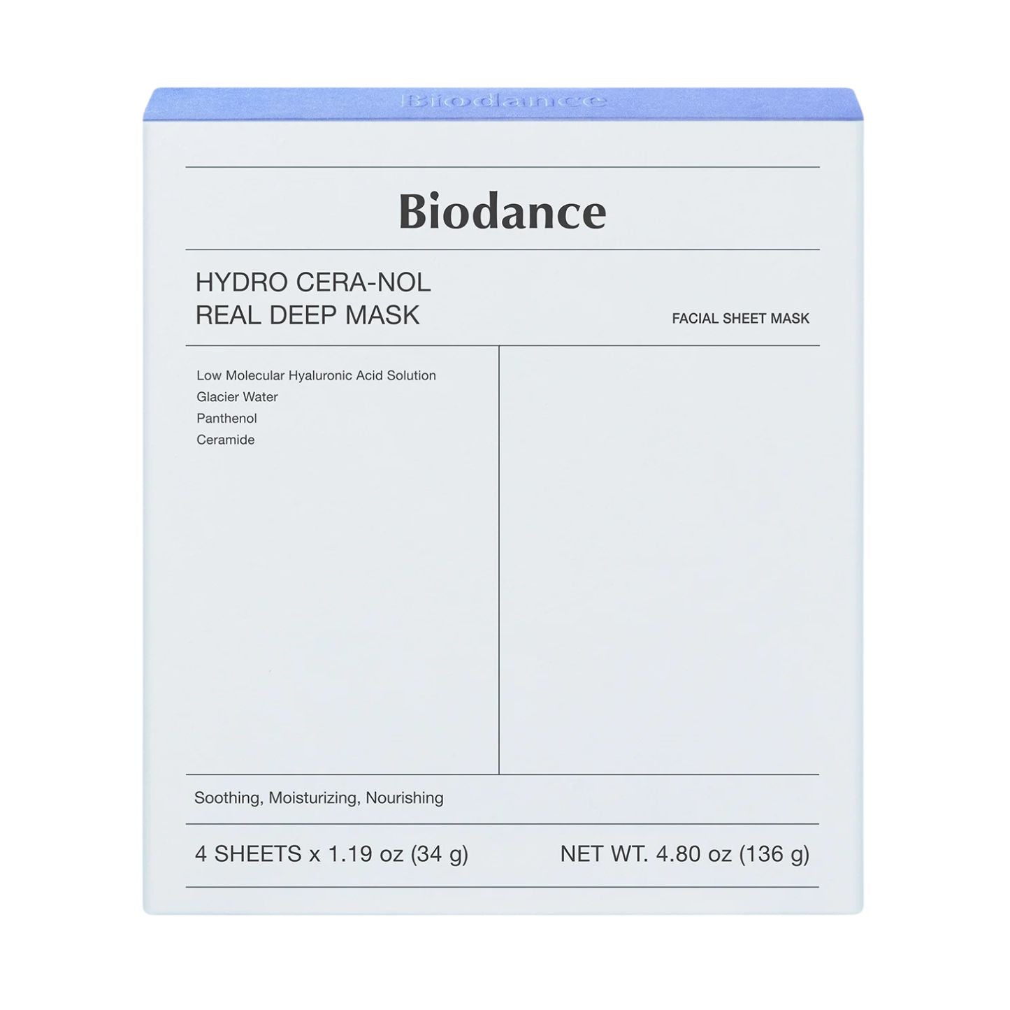 Biodance Hydro Cera-nol Real Deep Mask