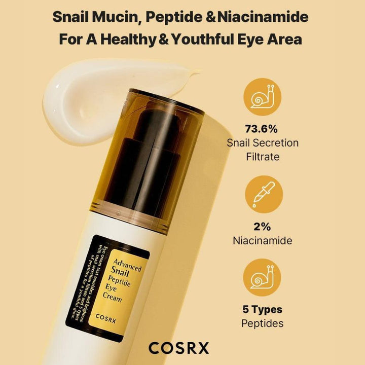 COSRX ADVANCED SNAIL PEPTIDE EYE CREAM 25ML