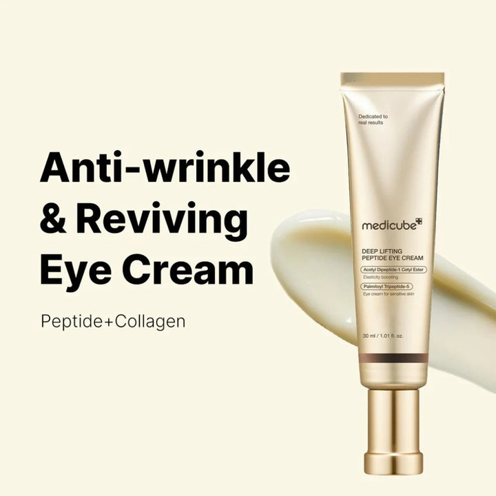 MEDICUBE DEEP LIFTING PEPTIDE EYE CREAM FOR FACE 30ML