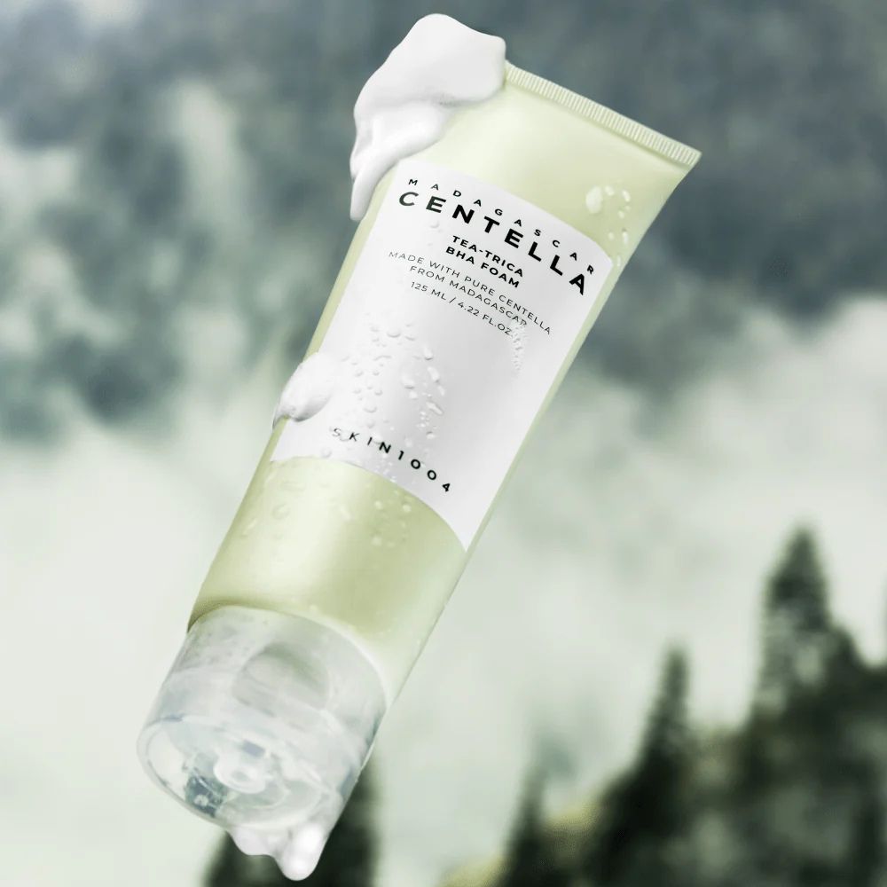 Skin 1004 Centella Madagascar Centella Tea-Trica Bha Foam 125ml