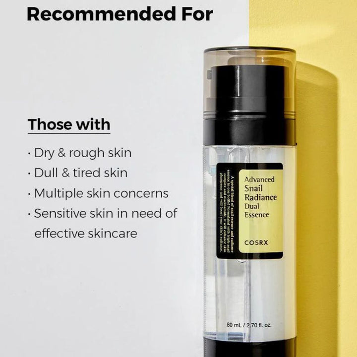 COSRX ADVANCED SNAIL RADIANCE DUAL ESSENCE 80ML