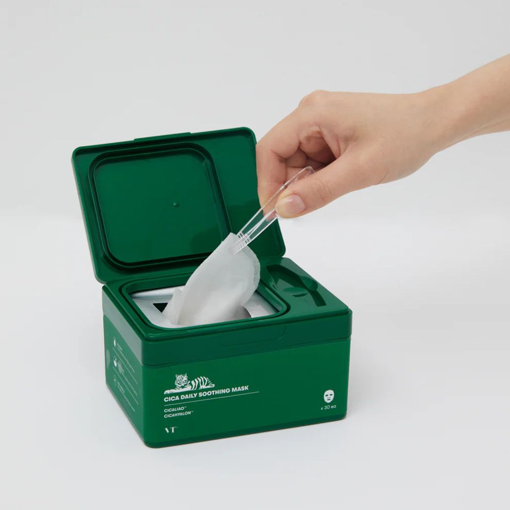 Vt Cosmetics Cica Daily Soothing Mask - 30 Ea