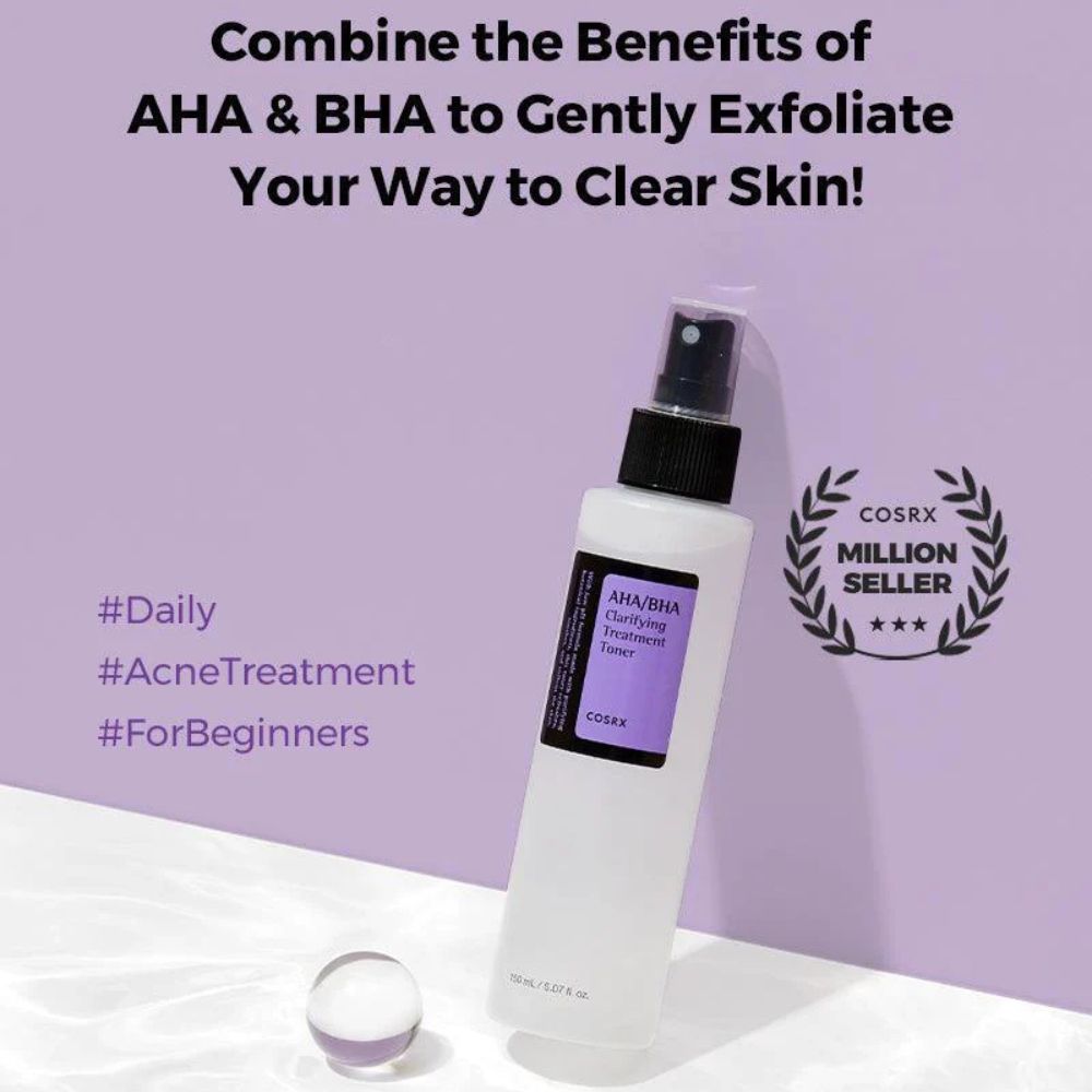COSRX AHA/BHA CLARIFYING TREATMENT TONER 150ML