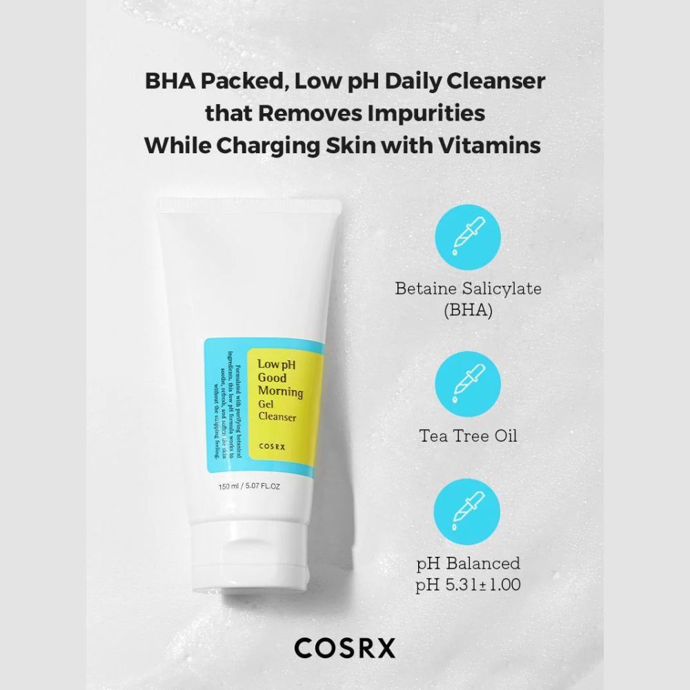 COSRX LOW PH GOOD MORNING GEL CLEANSER 150ML