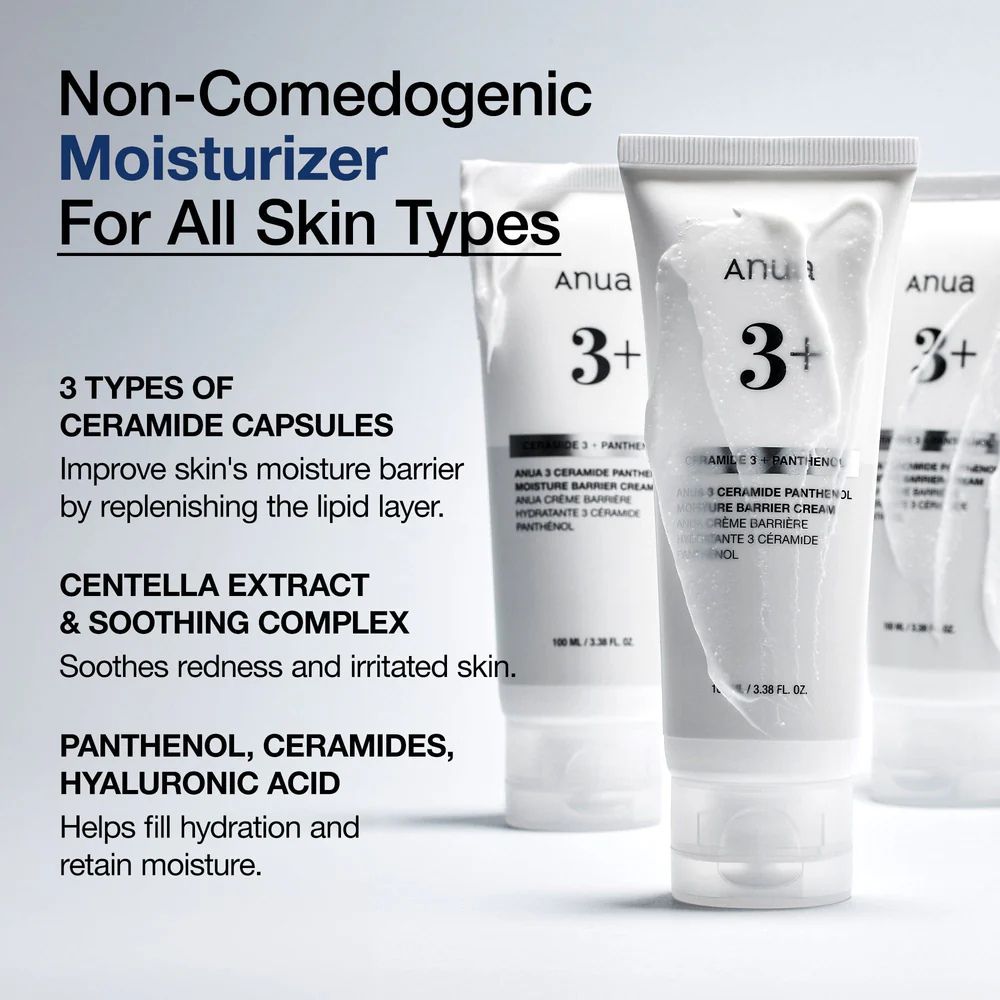 ANUA CERAMIDE PANTHENOL MOISTURE BARRIER CREAM 100ML