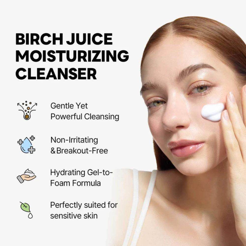 ROUND LAB BIRCH JUICE MOISTURIZING CLEANSER - 150 ML