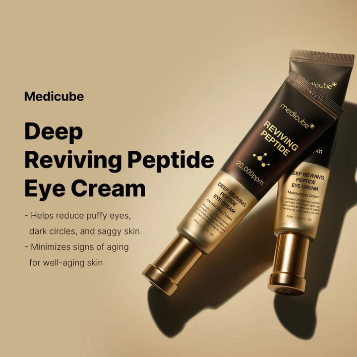 MEDICUBE DEEP LIFTING PEPTIDE EYE CREAM FOR FACE 30ML