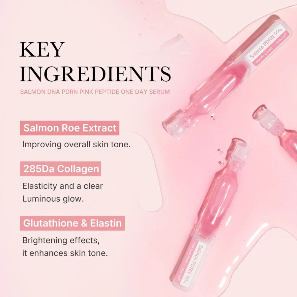 MEDICUBE- PDRN PINK ONE DAY SERUM (1.5ML X 10EA)