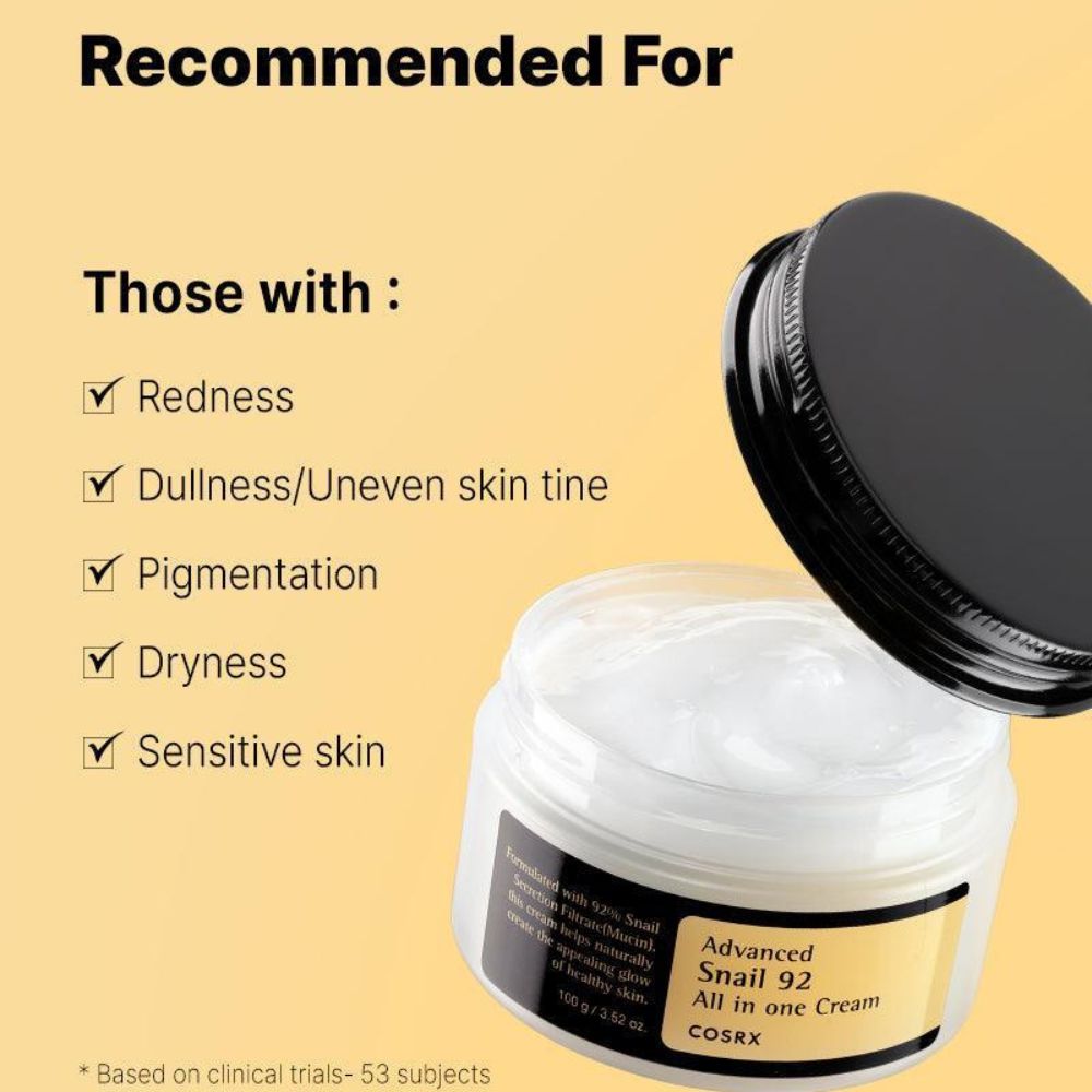 COSRX ADVANCE SNAIL 92 ALL IN ONE CREAM 100GM