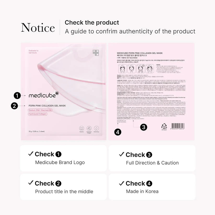 MEDICUBE PDRN PINK COLLAGEN MASK 1 EA