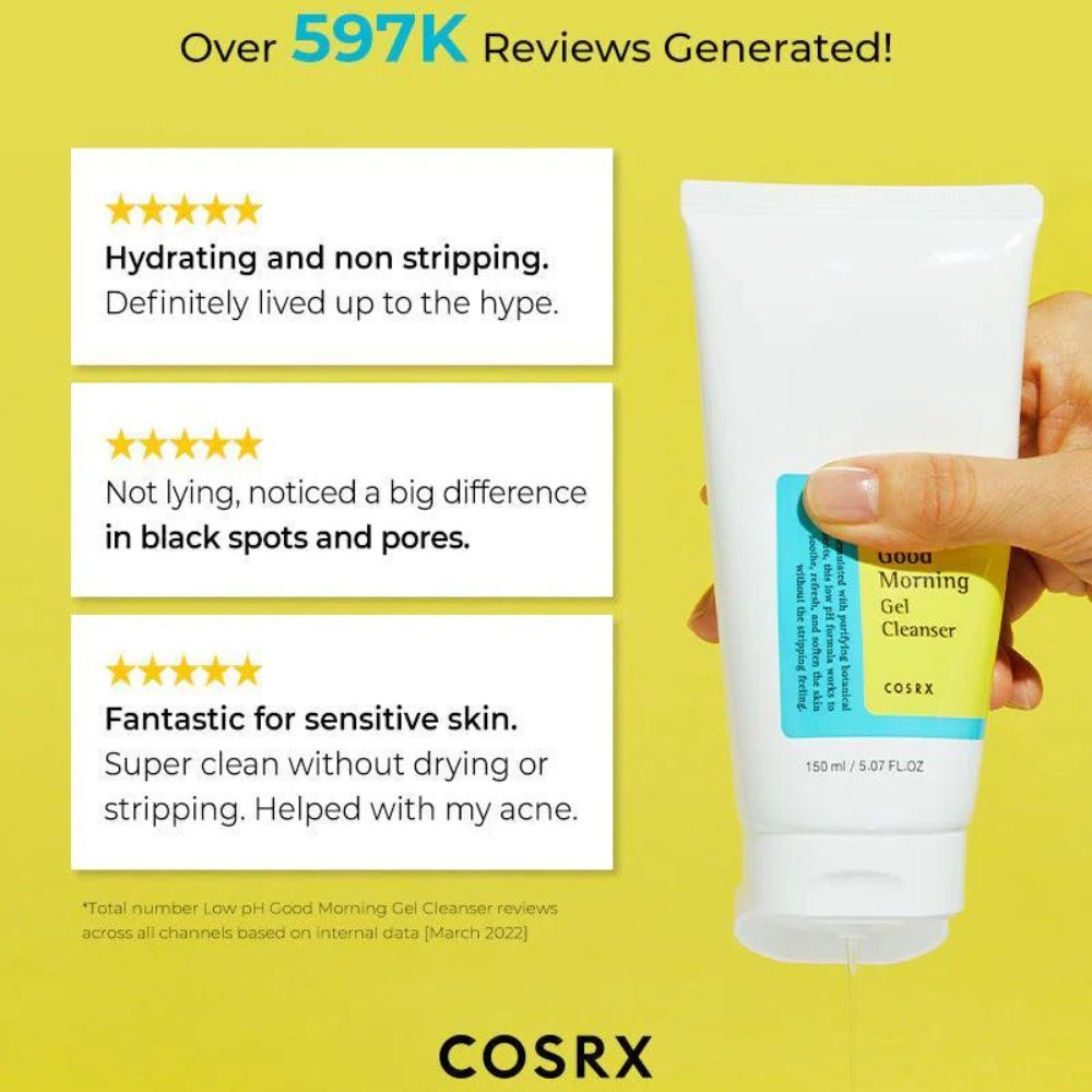 COSRX LOW PH GOOD MORNING GEL CLEANSER 150ML
