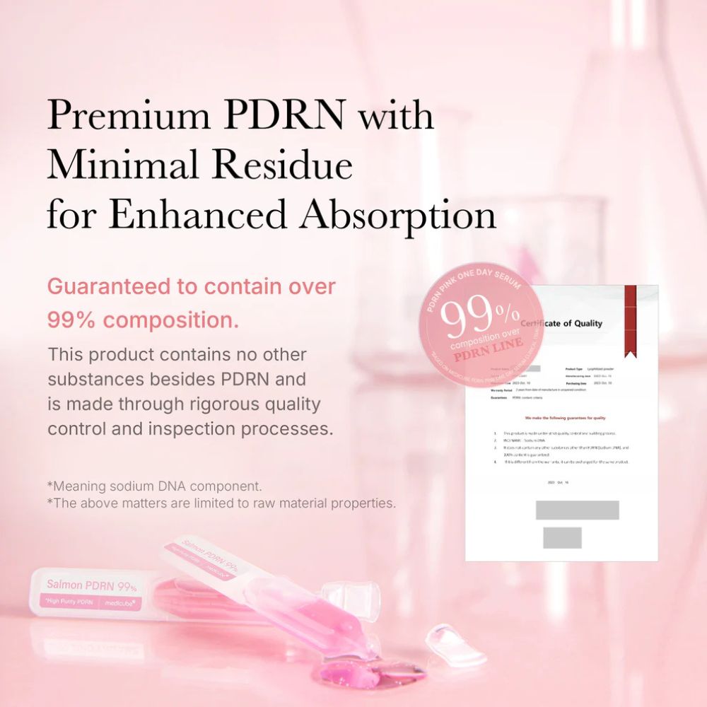 MEDICUBE- PDRN PINK ONE DAY SERUM (1.5ML X 10EA)