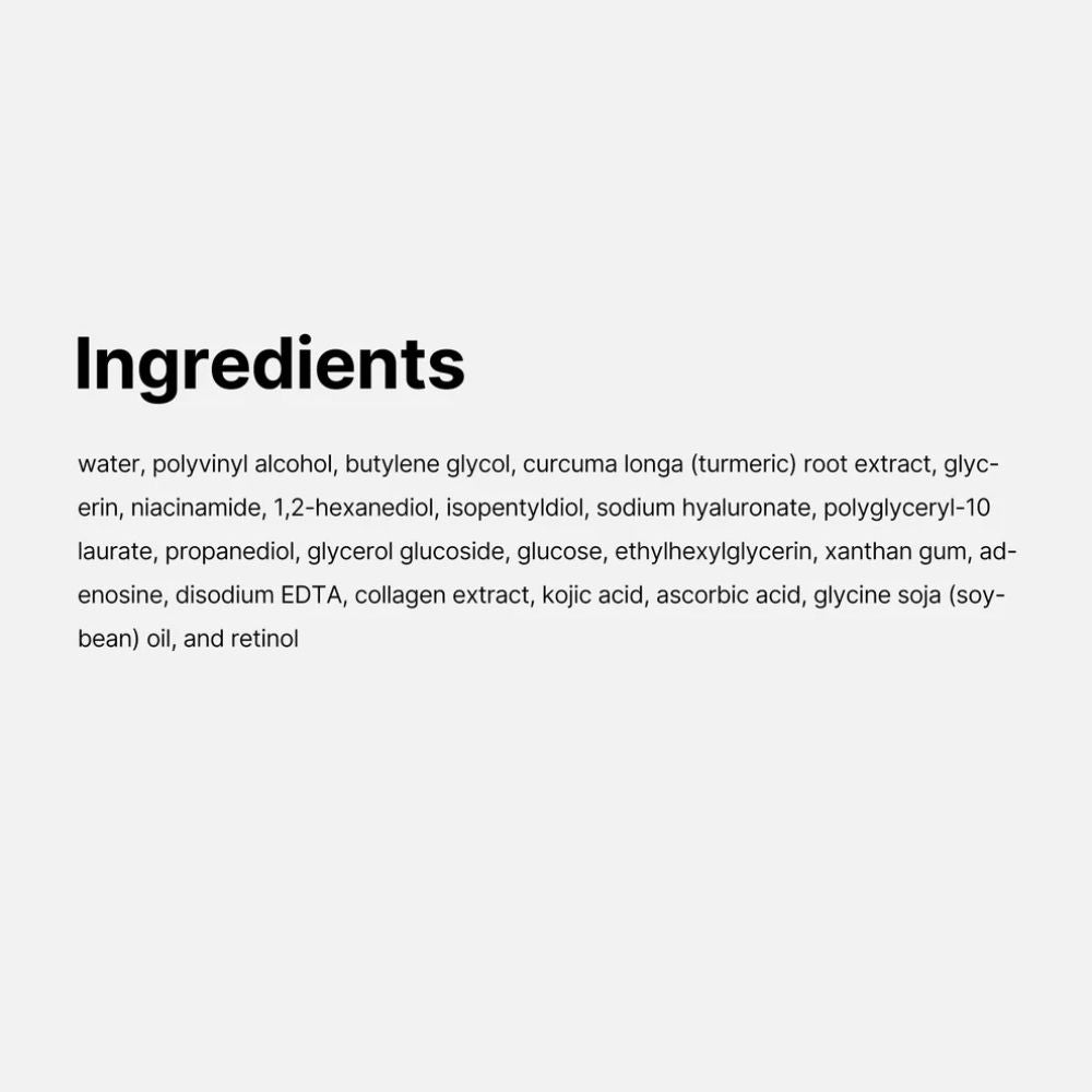 MEDICUBE KOJIC ACID TURMERIC NIGHT WRAPPING MASK 75ML