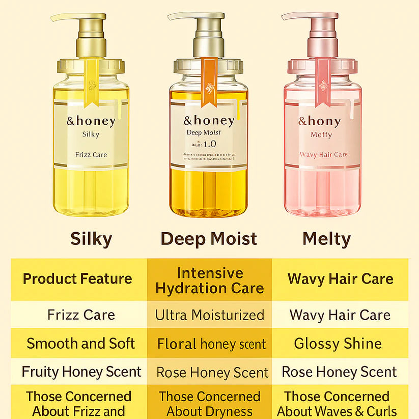 &HONEY DEEP MOIST HAIR OIL - STEP 3.0 - 100ML