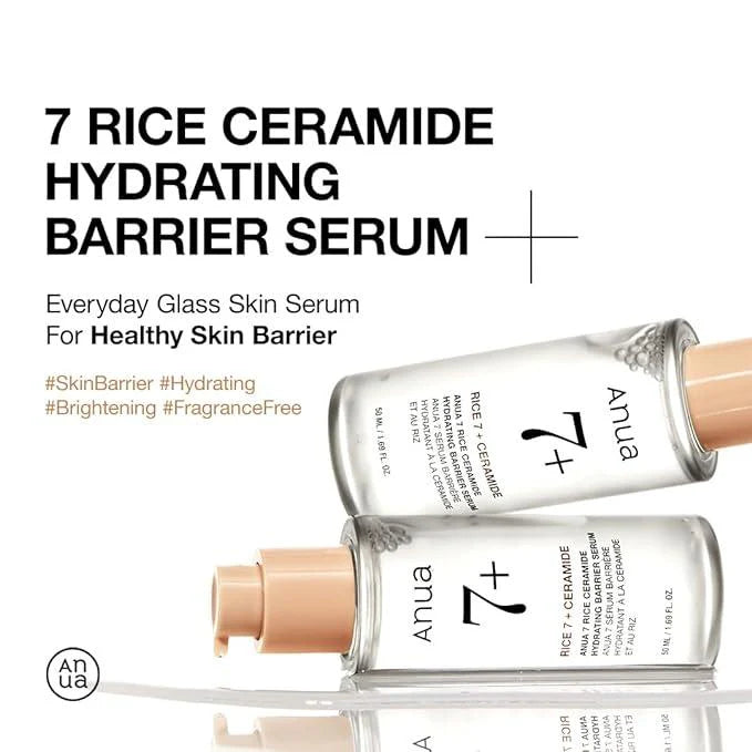 ANUA 7+ RICE CERAMIDE HYDRATING BARRIER SERUM 50ML