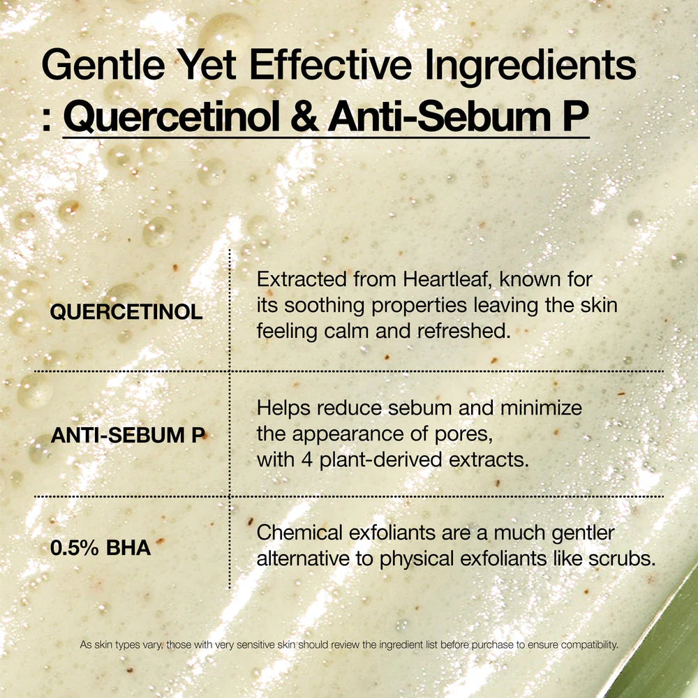 ANUA HEARTLEAF QUERCETINOL PORE DEEP CLEANSING FOAM 150M